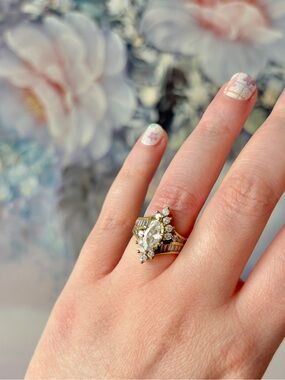 Marquise Costume Ring